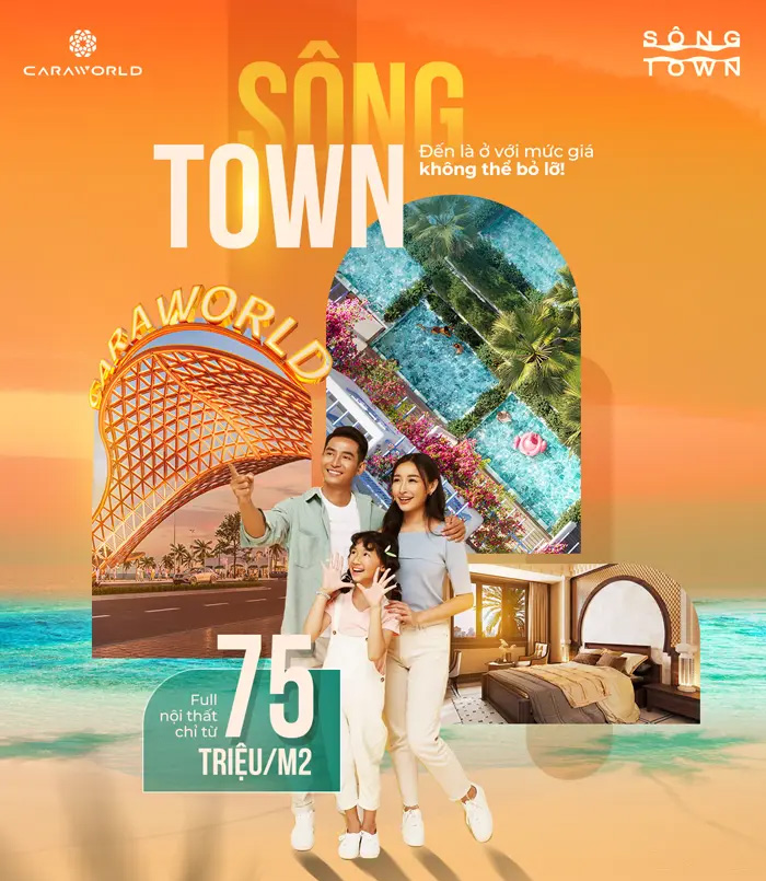 Sông Town CaraWorld 75 triệu/m2